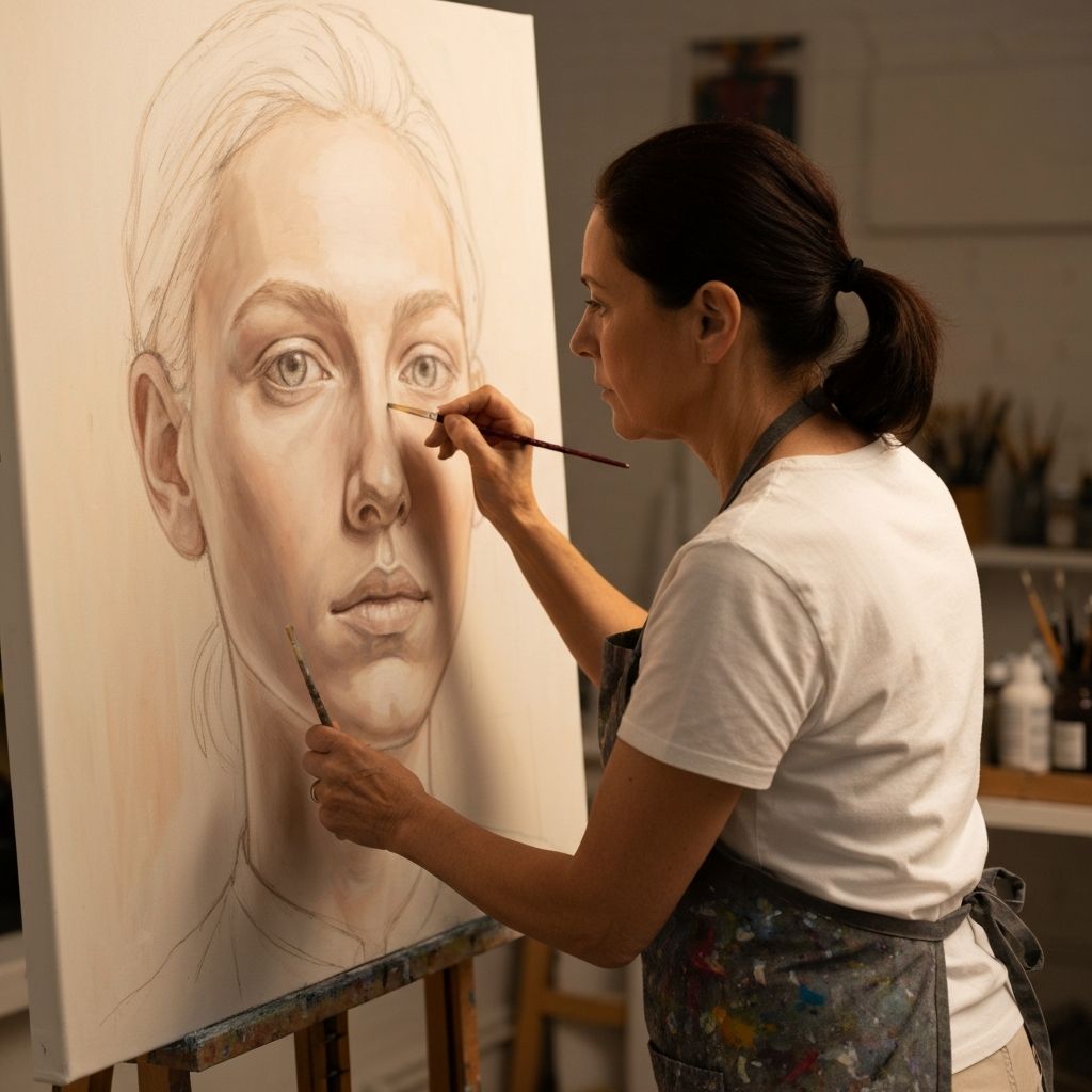 Portræt tegning kursus